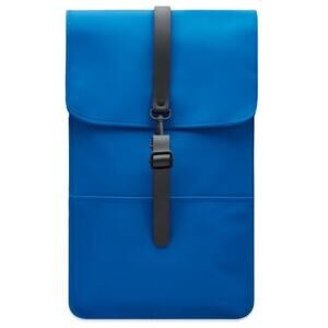 NWT RAINS Waterproof Unisex Backpack in Waves (Blue) color